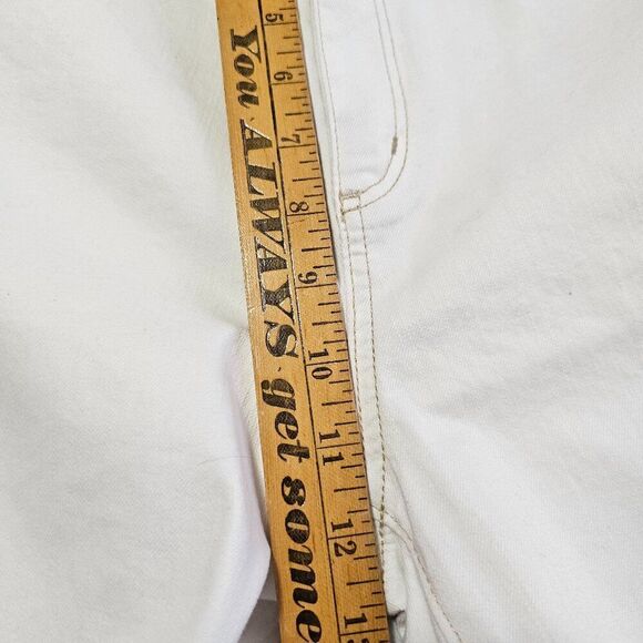 NWT LOFT WHITE/CREAM THE KICK CROP HIGH RISE PANT SIZE 30 - Picture 14 of 15